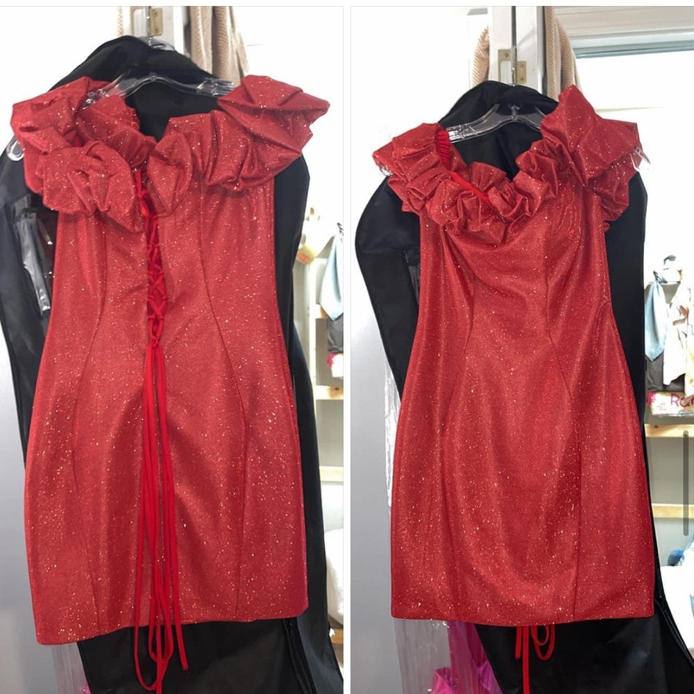 size 0 off shoulder formal dress